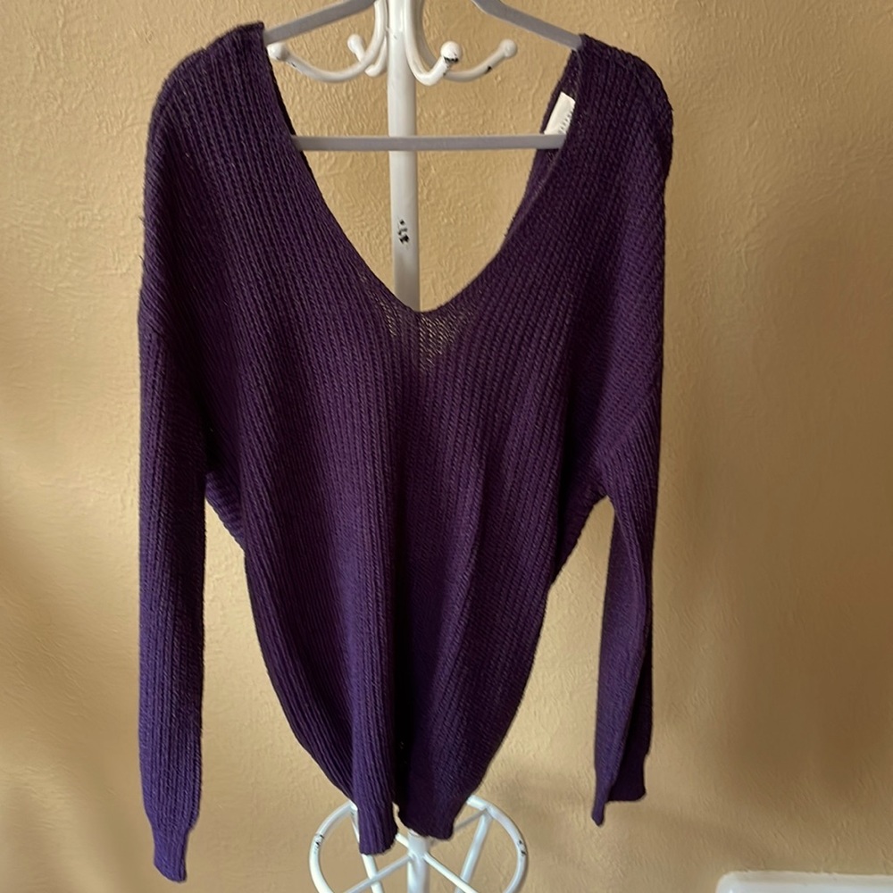 Purple sweater